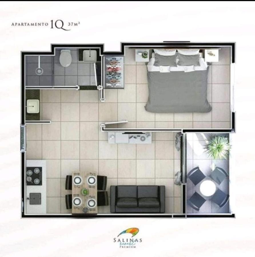Apartamento Vista Mar Salinas Premium Resort Salinópolis Dış mekan fotoğraf